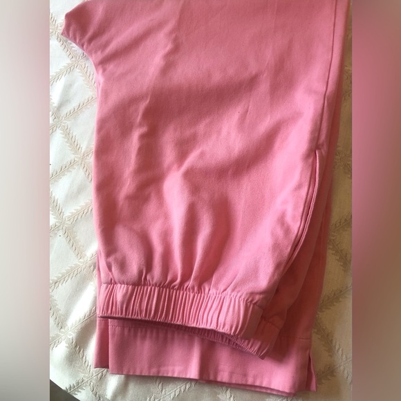 Very Vintage Very Pink Elastic Waist Wide Leg Capris Breckenridge Size 14 - Picture 4 of 10